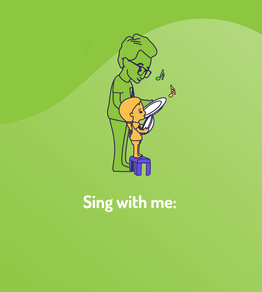 image of father and child singing